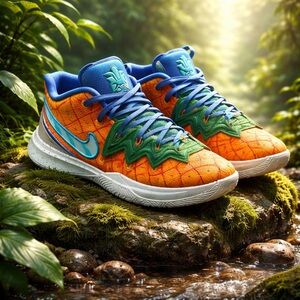 Nike Kyrie 5 SpongeBob SquarePants Pineapple Shoes